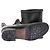 Autre Marque Stivali in pelle nera con borchie HOLLYWOOD TRADING COMPAGNY Nero - vista 7