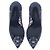 Dolce & Gabbana Satin-Pumps mit Spitze Marineblau - Ansicht 6