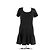 Carven Schwarzes Kurzarmkleid M