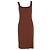 Vestido midi de punto Emiliana de Reformation en Tencel marrón