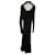 Yves Saint Laurent Robe noire à épaule dénudée  - vue 1