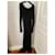 Yves Saint Laurent Robe noire à épaule dénudée  - vue 4
