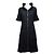 Chanel Vestido chaqueta de tweed negro brillante 40 FR