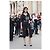 Chanel Vestido chaqueta de tweed negro brillante 40 FR - vista 3
