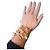 Aurelie Bidermann Bracciale in filo con perle e ottone dorato Gold hardware