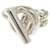 Ring Hermès Anello in argento 925 Hermes Croisette  - vista 4
