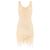 Roberto Cavalli Gold Charleston Kleid Beige