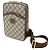 Borsa a tracolla Gucci Interlocking G Marrone Beige