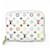 Louis Vuitton Zippy Coin Purse Case White Multiple colors Cloth  ref.2238562