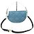Borsa hobo DIOR VIBE Small di Christian Dior Nero Bianco Blu
