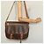 Céline CELINE Macadam Canvas Shoulder Bag PVC Leather Brown Gold Auth 122776 Golden - view 23