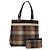 Borsa Tote Burberry Nova Check in lana beige oro Auth 122167 D'oro