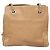 PRADA Bolsa de Ombro com Corrente de Couro Bege Dourado Auth 122203 - vista 13