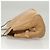 PRADA Bolsa de Ombro com Corrente de Couro Bege Dourado Auth 122203 - vista 4