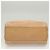 PRADA Bolsa de Ombro com Corrente de Couro Bege Dourado Auth 122203 - vista 5