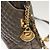 BALLY Borsa a Spalla in Pelle Trapuntata con Catena Grigia Oro Auth BA1833 Marrone D'oro - vista 10