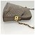BALLY Borsa a Spalla in Pelle Trapuntata con Catena Grigia Oro Auth BA1833 Marrone D'oro - vista 3