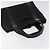 Bulgari Borsa a mano BVLGARI Logo Mania in tela nera Auth BA1827 Nero - vista 6