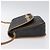 Borsa a spalla in tela a nido d'ape Christian Dior PVC marrone oro Auth BA1926 - vista 4