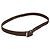 Cinturón CHANEL de cuero 30,7"" marrón CC Auth bs25810 Castaño