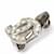Orecchini Chanel Coco CC Clip Argento Bianco  - vista 3