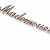 Spilla in strass Chanel Mademoiselle Argento Rosa