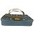 GUCCI MARMONT GG BORSA A FALDA IN DENIM PERLATO Blu - vista 4