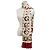 Sciarpa in seta Gucci in beige e rosso - vista 5