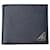 Prada Men's Bi-fold Wallet in Navy Saffiano Leather Navy blue  ref.2239140