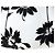 Romeo Gigli Schwarzes Transparentes Mesh Top mit Blumenmuster - Ansicht 6