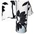 Romeo Gigli Schwarzes Transparentes Mesh Top mit Blumenmuster - Ansicht 9