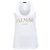 Camiseta sin mangas de algodón blanco con logo de Balmain impreso - vista 5