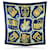Hermès Hermes Vintage Blue Silk Scarf Les Muserolles 1986 Vauzelles  ref.2239335