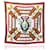 Hermès Hermes Paris Vintage Brown Silk Scarf Aux Champs 1970 Cathy Latham  ref.2239336