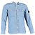 Stone Island Button-Down Shirt in Blue Cotton Denim