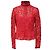 Blusa de encaje Salvatore Ferragamo en algodón rojo Roja