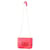 Valentino Garavani Valentino Small Vlock Chain Shoulder Bag in Leather Red  - view 1