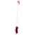 Valentino Garavani Valentino Small Vlock Chain Shoulder Bag in Leather Red  - view 2