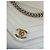 Bolso Chanel Coco Chevron Mediano Blanco Blanco roto - vista 5
