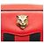 Bolsa transversal Disco Animalier em couro vermelho Gucci - vista 8