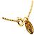 Collana con pendente in strass placcato oro Chanel D'oro - vista 2