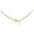 Collana con pendente in strass placcato oro Chanel D'oro - vista 3