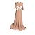 Pastellrosa Abendkleid, aus Seide, neu mit Etikett Größe 40 Rochas