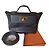 Acapulco Hermès 24/24 Mini in pelle Swift nera finiture oro Nero