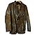 Authentischer Alexander McQueen 05 AW Archive Mudded Denim Blazer Khaki
