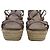 Sandales à plateforme en jute et cuir marron Miu Miu, talon compensé, taille 39 - vue 10