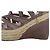 Sandales à plateforme en jute et cuir marron Miu Miu, talon compensé, taille 39 - vue 13