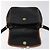 Céline Bolso de hombro CELINE de cuero negro y dorado Auth BA1801 - vista 10