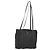 Borsa a spalla PRADA in nylon nero argento autentica bs25600