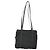 Borsa a spalla PRADA in nylon nero argento autentica bs25600 - vista 2